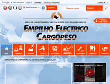 Tablet Screenshot of empilhoelectrico.pt